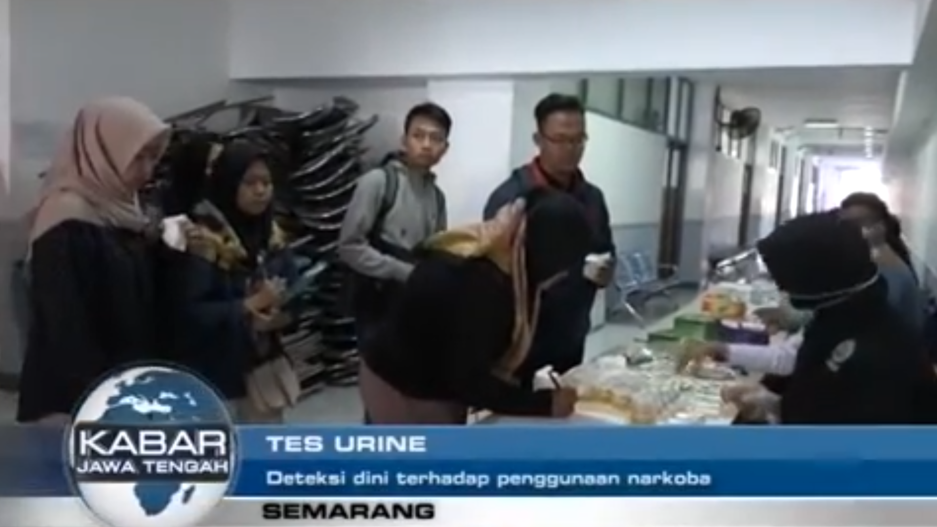 UDINUS GELAR TES URINE BERSAMA BNN