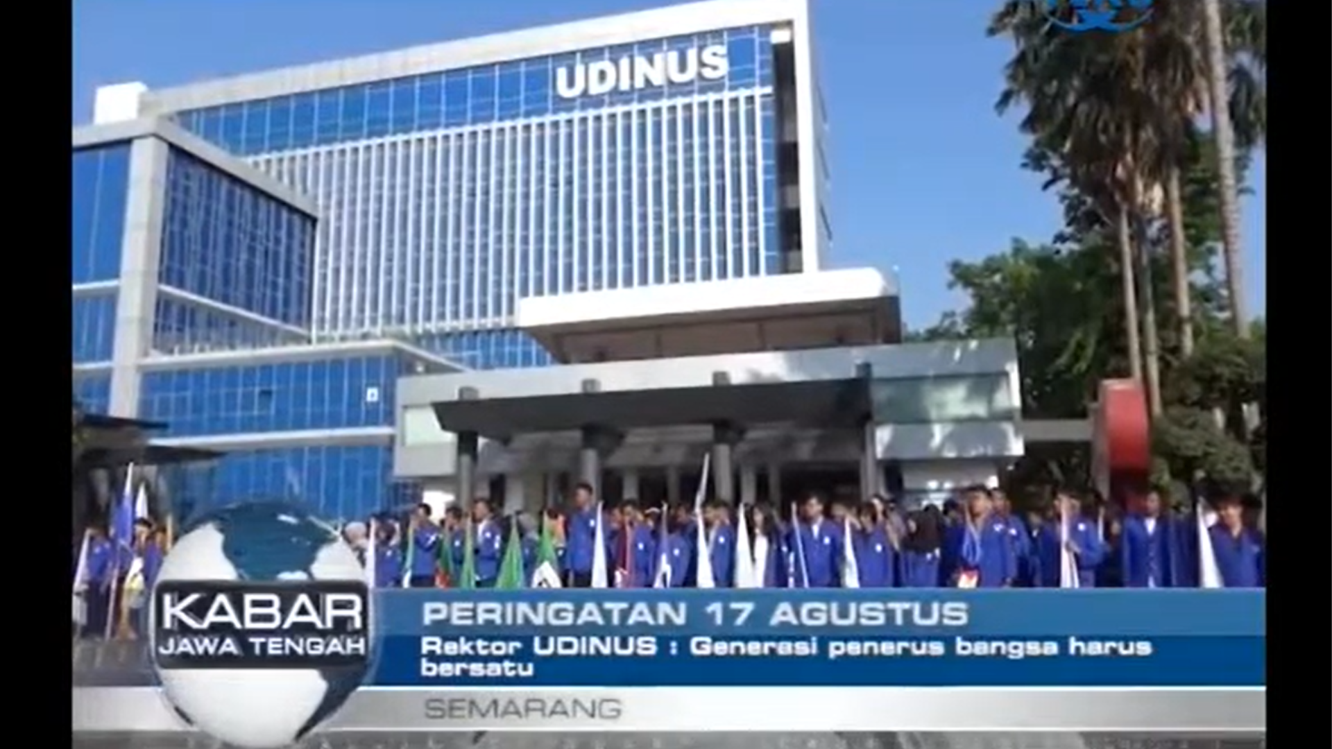 UDINUS GELAR UPACARA KEMERDEKAAN BERSAMA REKTOR