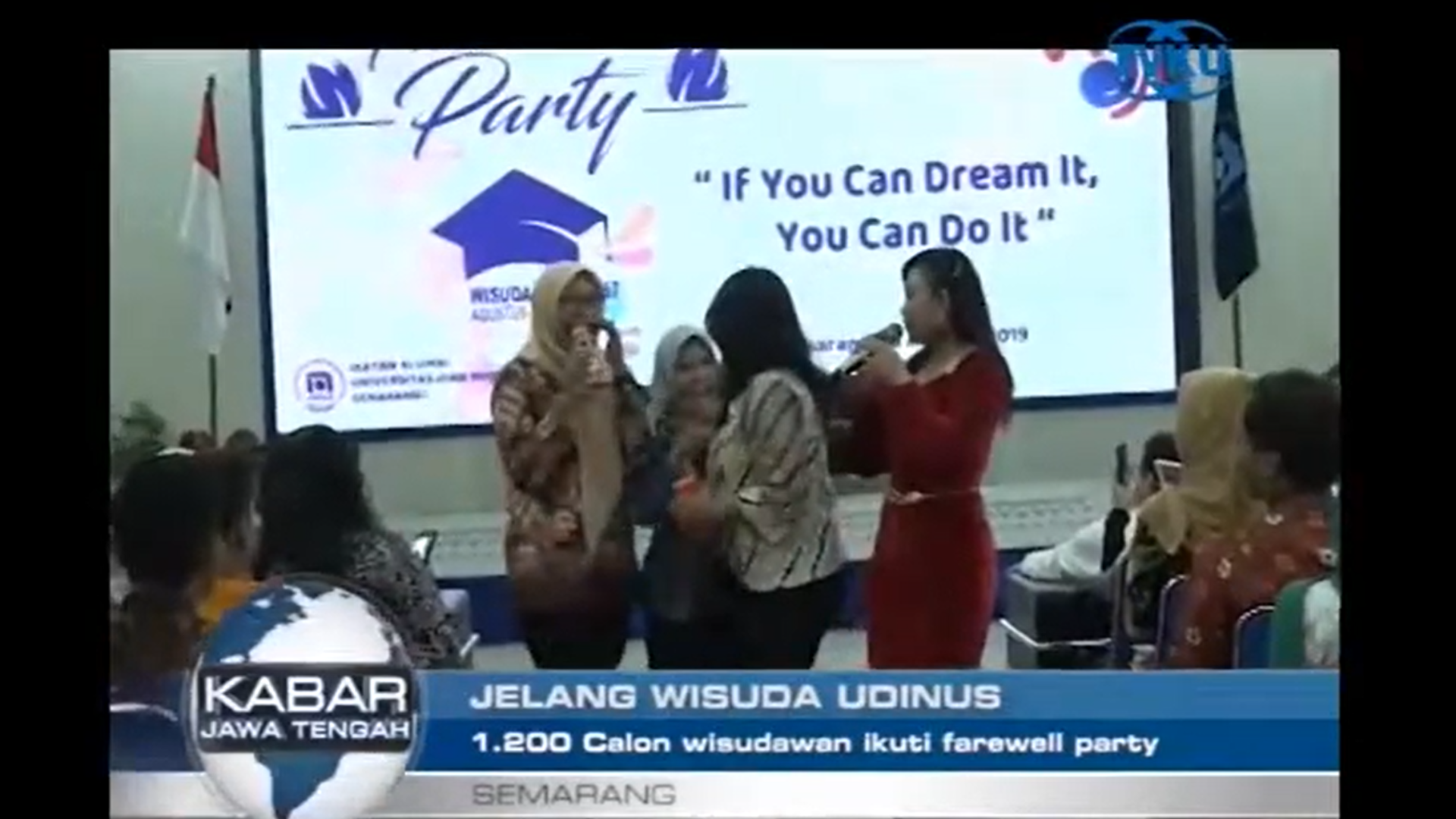 JELANG WISUDA, UDINUS ADAKAN FARWELL PARTY