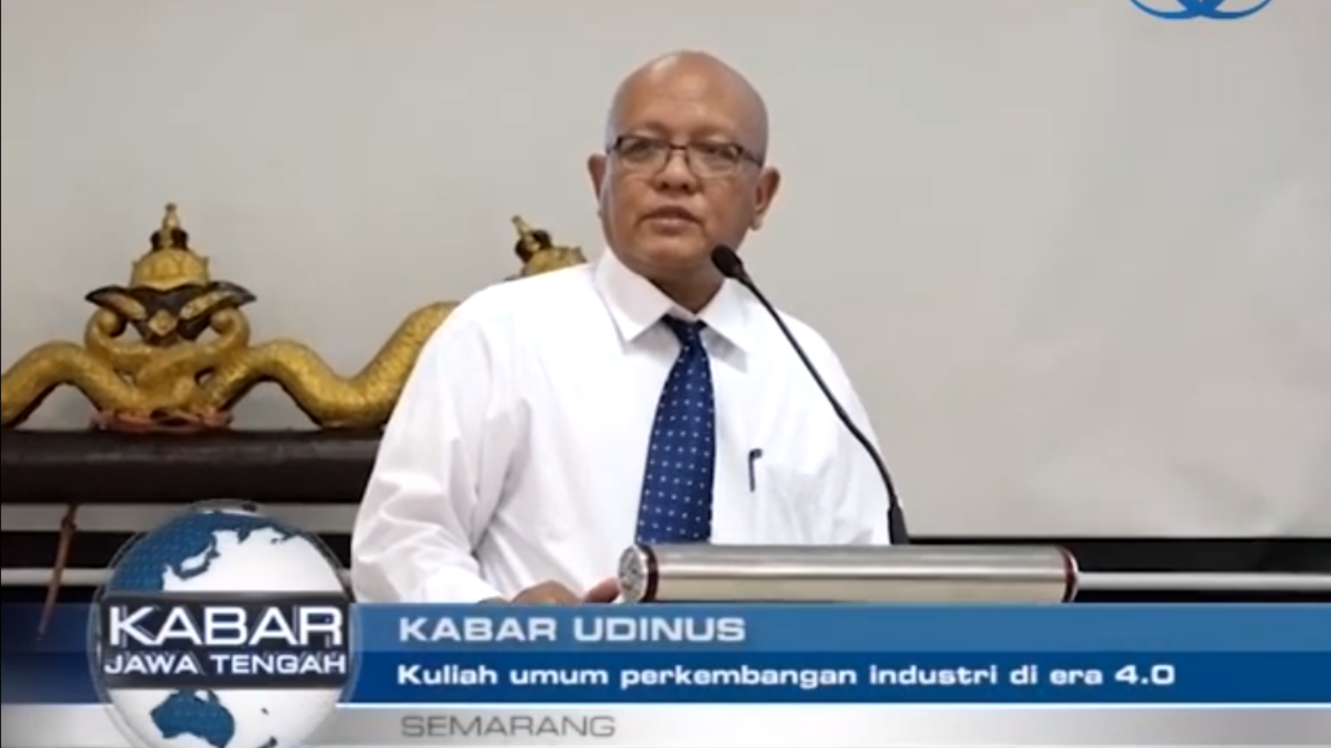 KULIAH UMUM PERKEMBANGAN INDUSTRI DI ERA 4.0 DI UDINUS