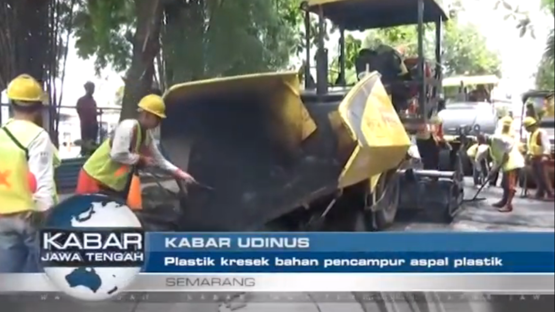 KABAR UDINUS, PENGOLAHAN SAMPAH PLASTIK PERLU PERAN AKTIF MASYARAKAT