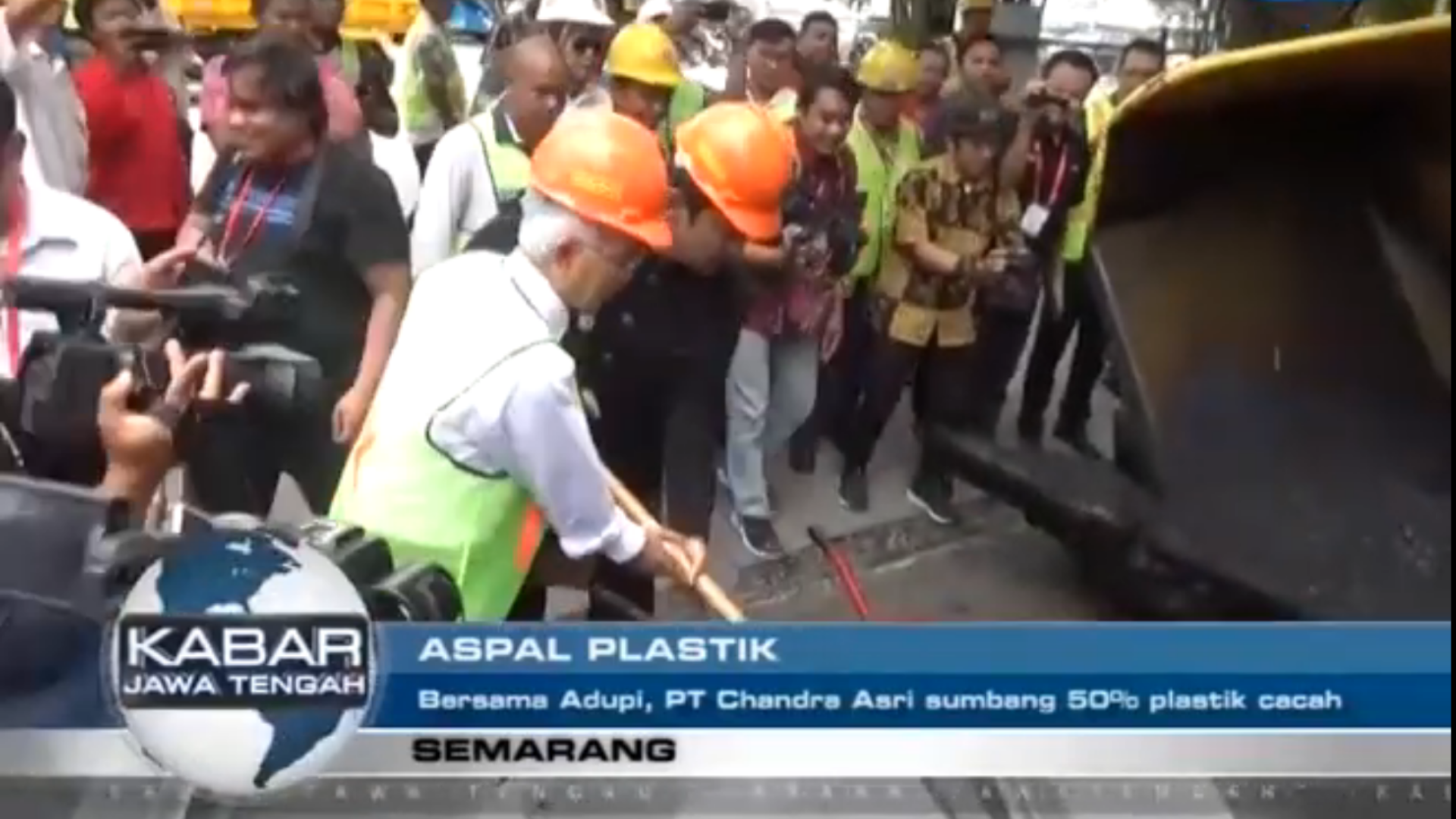 BERSAMA ADUPI, PT. CHANDRA ASRI PASOK PLASTIK CACAH KE UDINUS