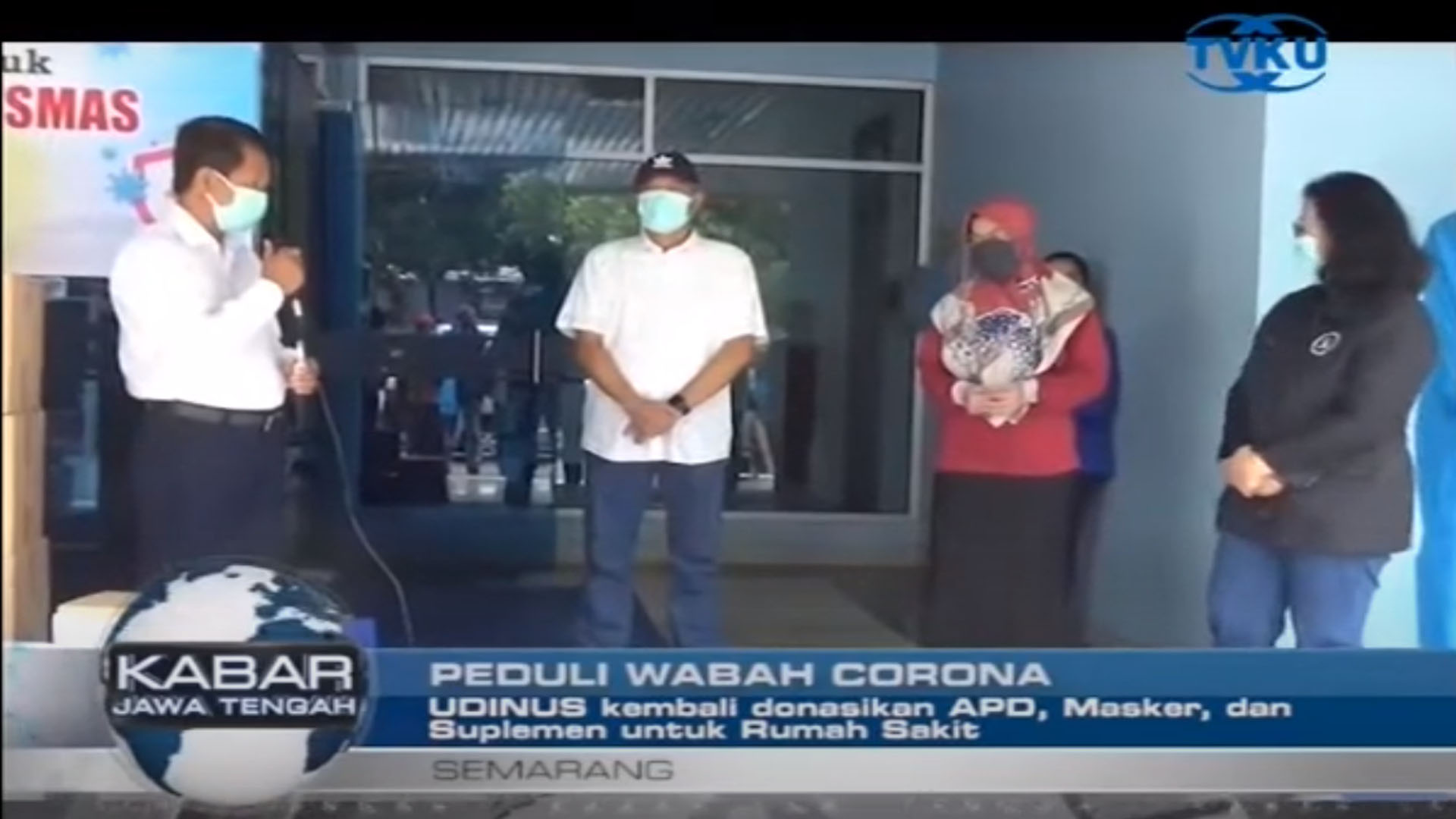 PEDULI WABAH CORONA, UDINUS KEMBALI BERDONASI UNTUK RUMAH SAKIT DAN PUSKESMAS DI KOTA SEMARANG