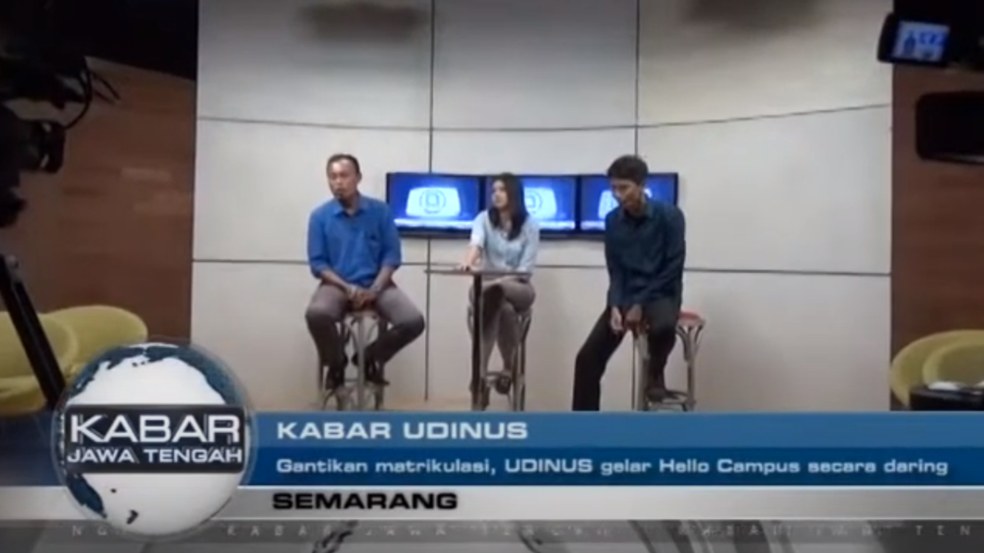 GANTIKAN MATRIKULASI, UDINUS GELAR HELLO CAMPUS SECARA DARING