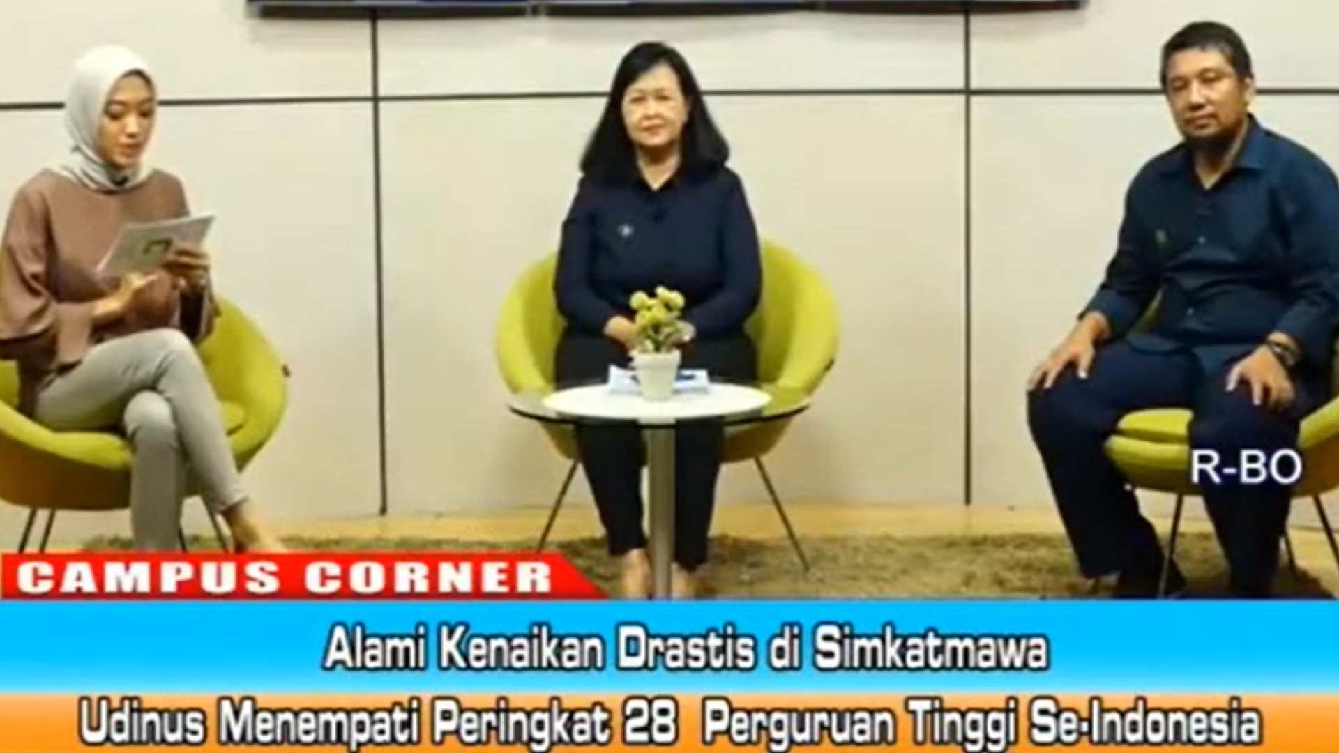 CAMPUS CORNER - UDINUS MENEMPATI PERINGKAT 28 PERGURUAN TINGGI SE-INDONESIA - SEG 1