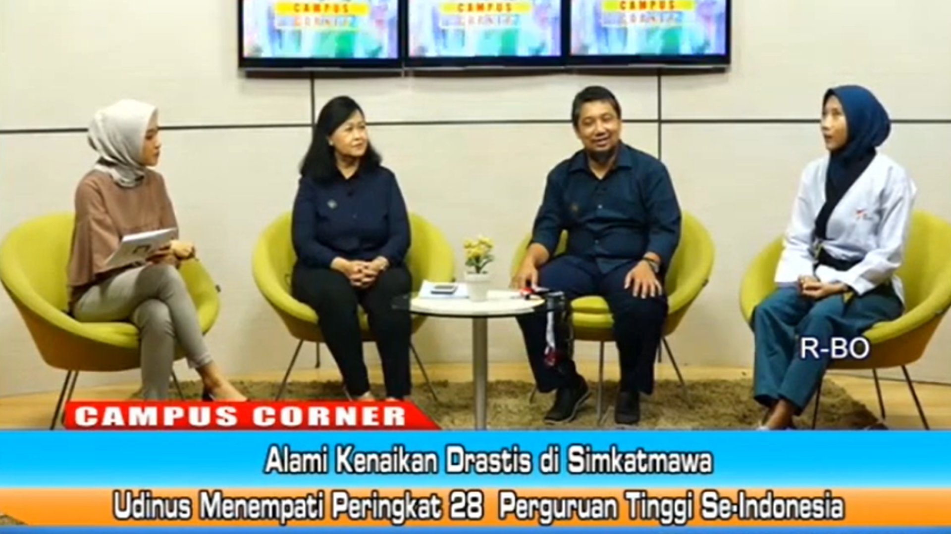 CAMPUS CORNER - UDINUS MENEMPATI PERINGKAT 28 PERGURUAN TINGGI SE-INDONESIA - SEG 3