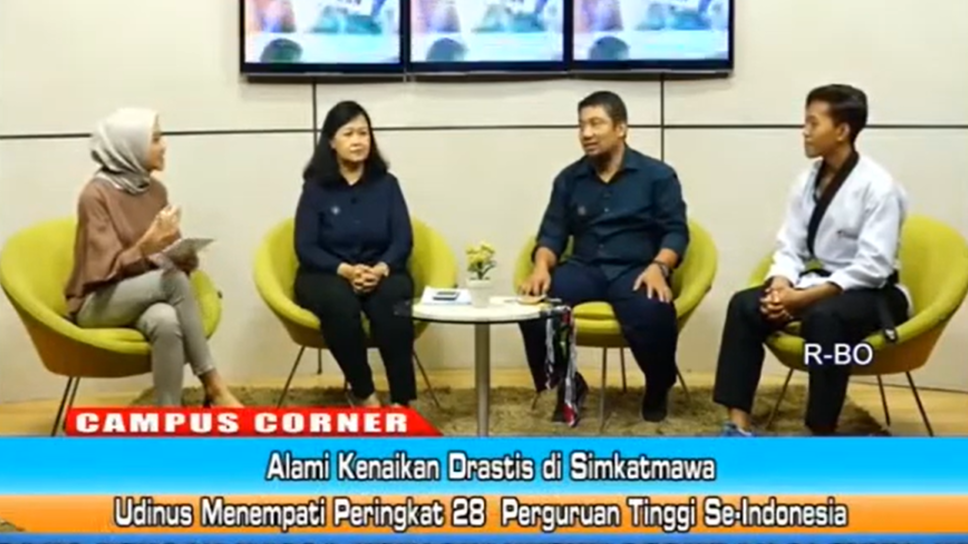 CAMPUS CORNER - UDINUS MENEMPATI PERINGKAT 28 PERGURUAN TINGGI SE-INDONESIA - SEG 4