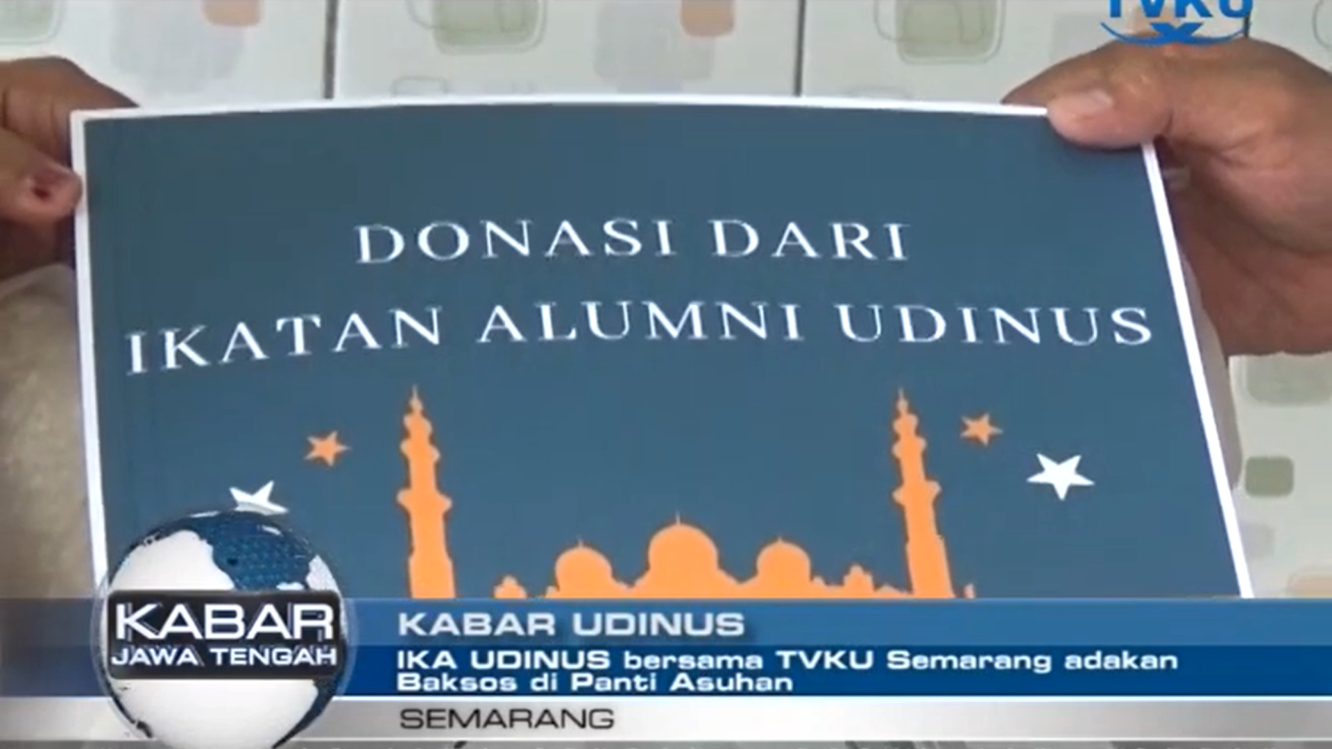 IKA UDINUS BERSAMA TVKU SEMARANG ADAKAN BAKSOS DI PANTI ASUHAN