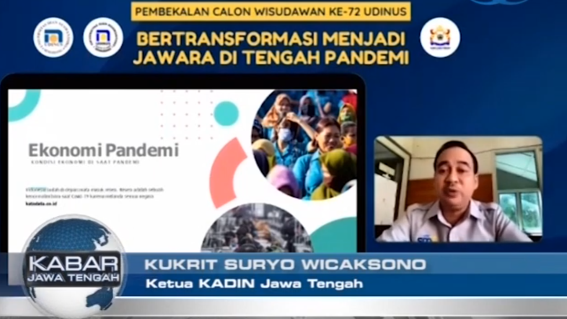 PANDEMI BUKAN HALANGAN ALUMNI UDINUS JADI JAWARA