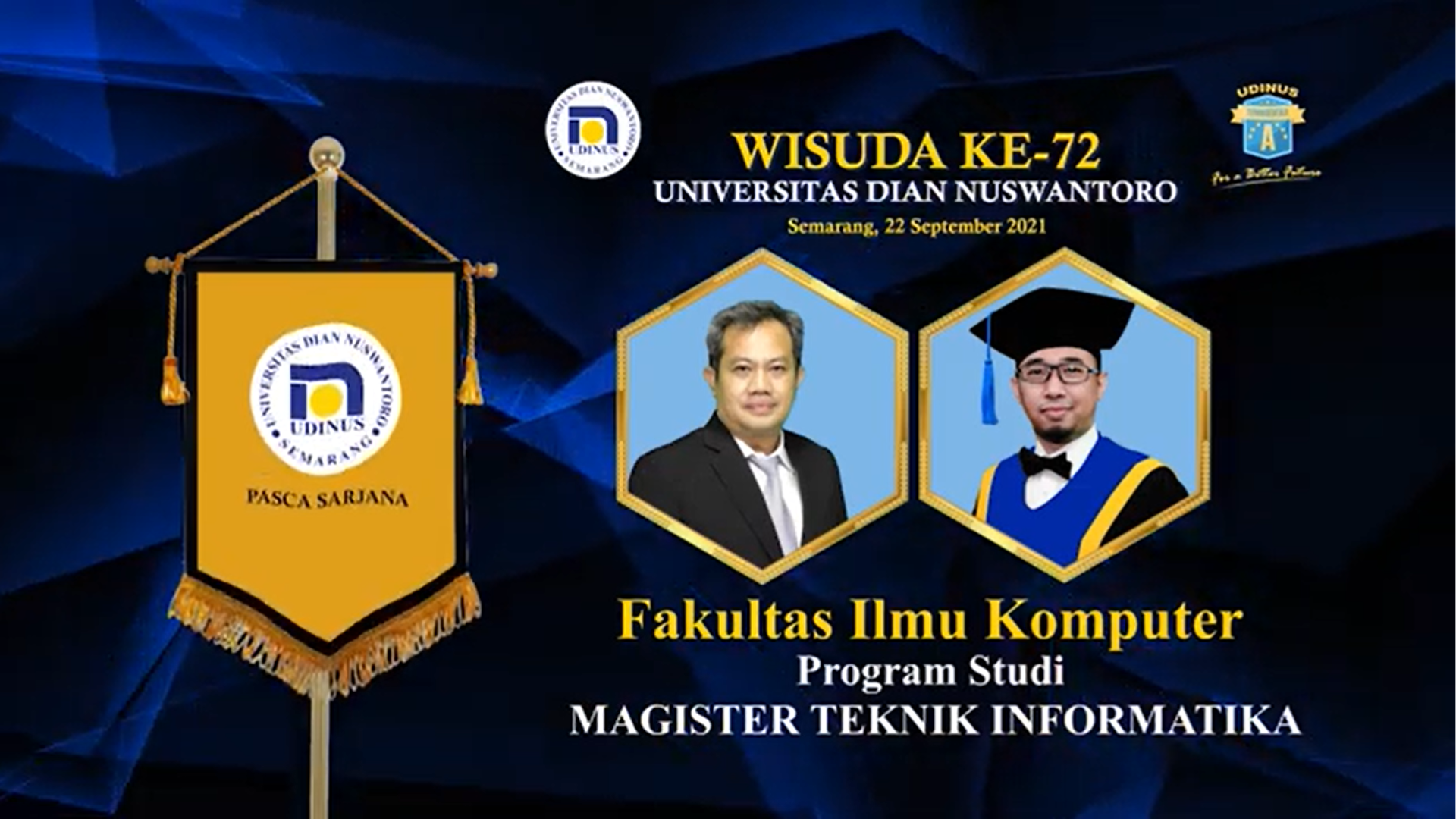 WISUDA KE-72 UDINUS - PROGRAM STUDI MAGISTER TEKNIK INFORMATIKA