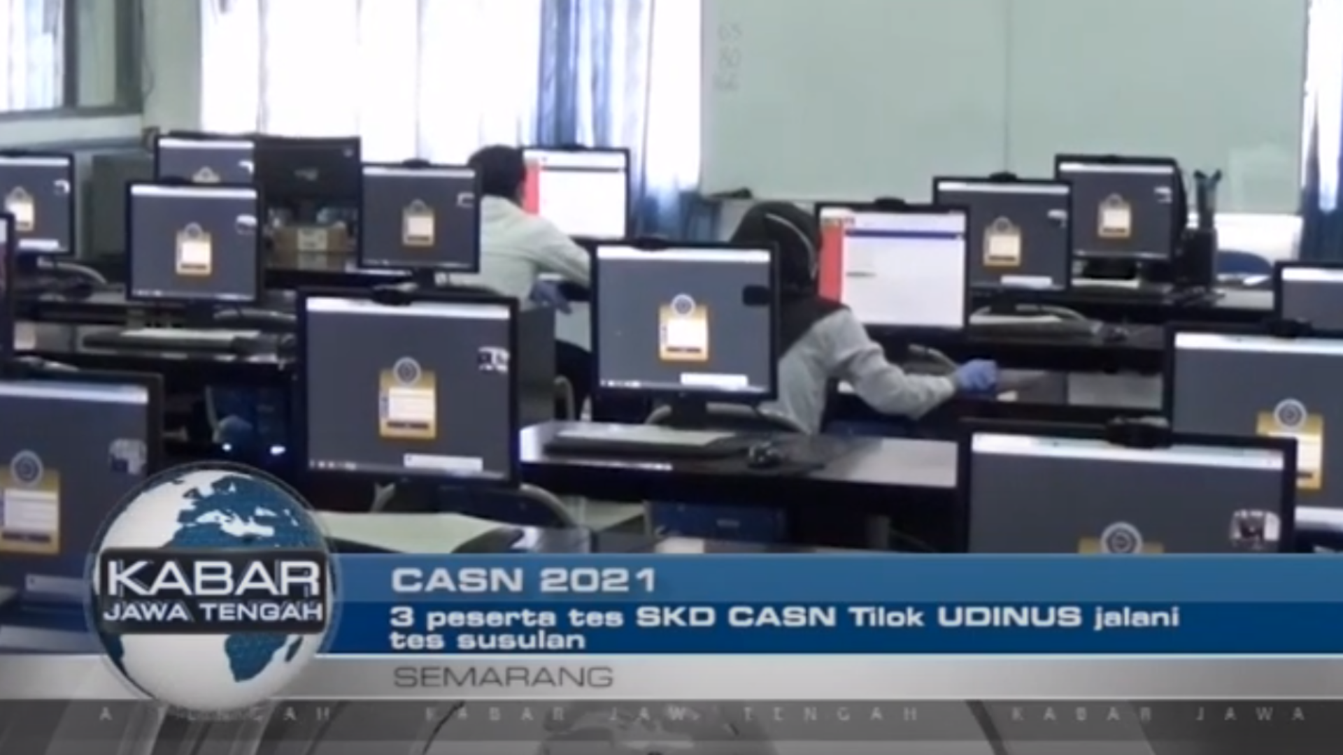 3 PESERTA TES SKD CASN TILOK UDINUS JALANI TES SUSULAN