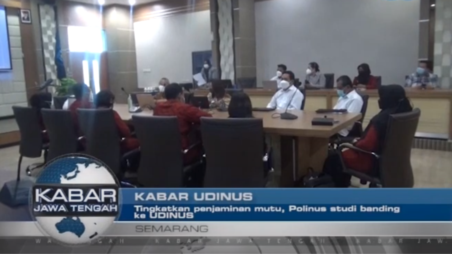 TINGKATKAN PENJAMINAN MUTU, POLINUS STUDI BANDING KE UDINUS SEMARANG