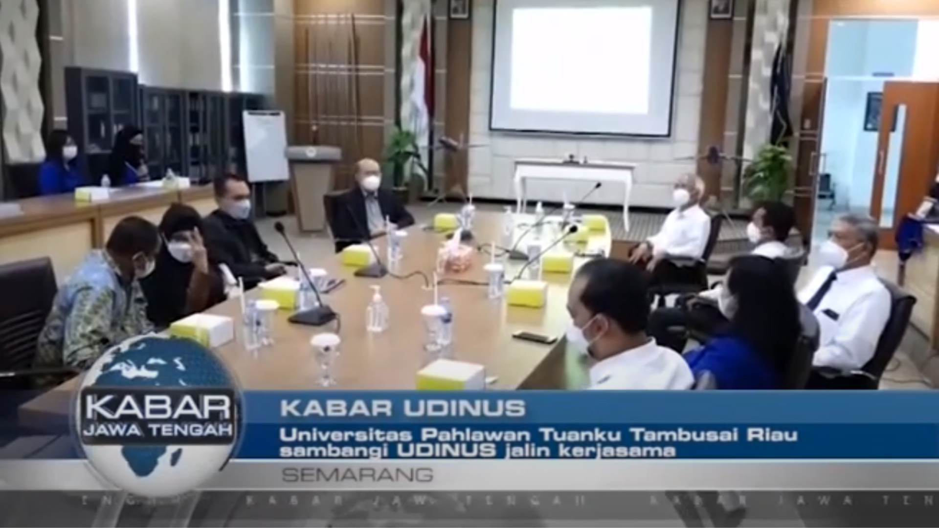 Universitas Pahlawan Tuanku Tambusai Riau Sambangi Udinus Jalin Kerjasama