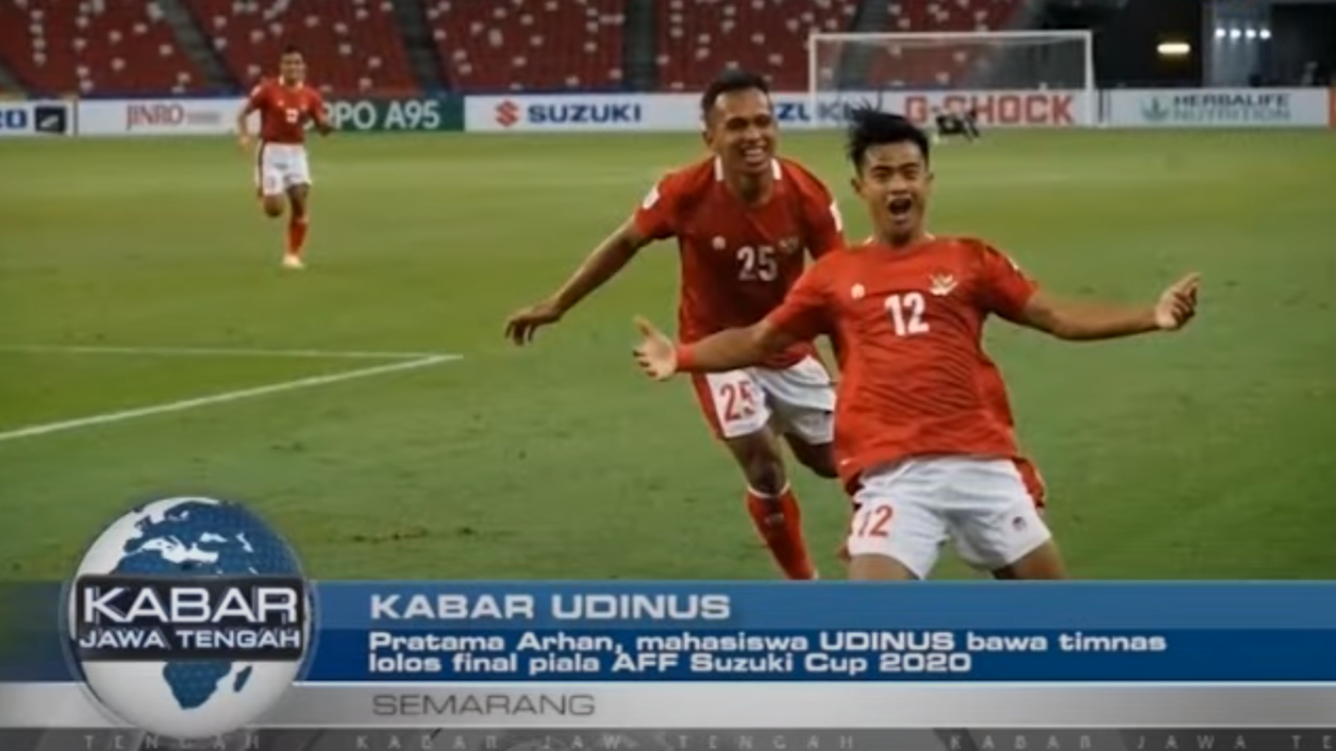 Pratama Arhan Mahasiswa Udinus Bawa Timnas Lolos Final Piala AFF Suzuki Cup 2020