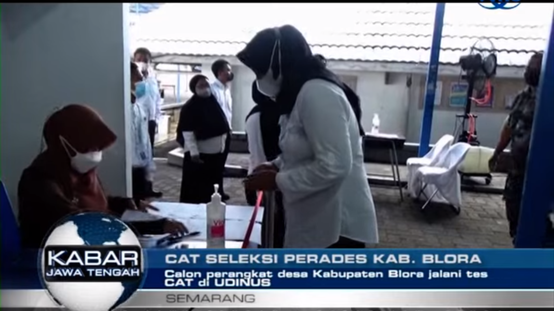 Calon Perangkat Desa Kabupaten Blora Jalani Tes CAT di Udinus