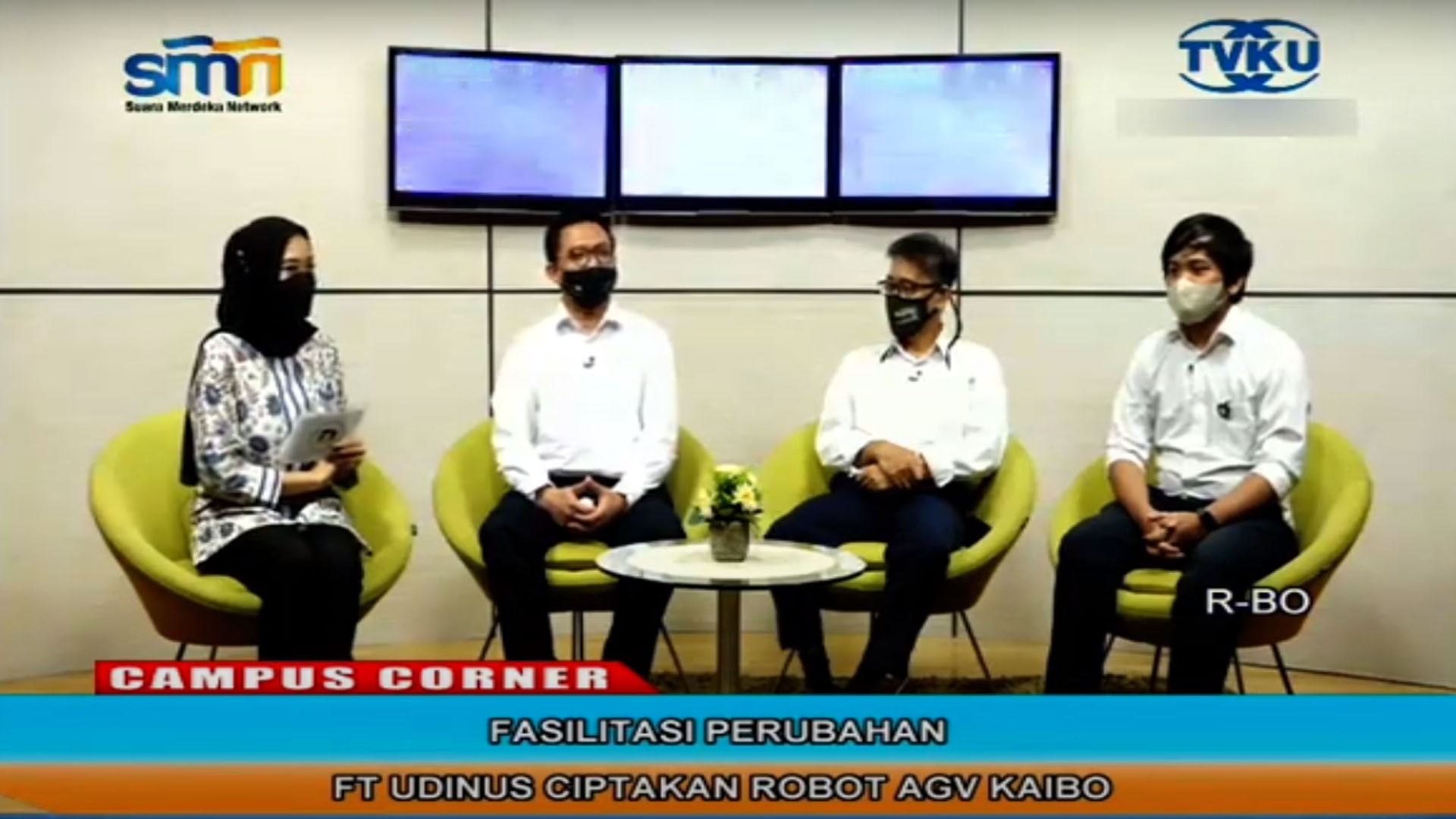 CAMPUS CORNER - FT UDINUS Ciptakan Robot AGV Kaibo untuk Fasilitasi Perushaan - SEG 5