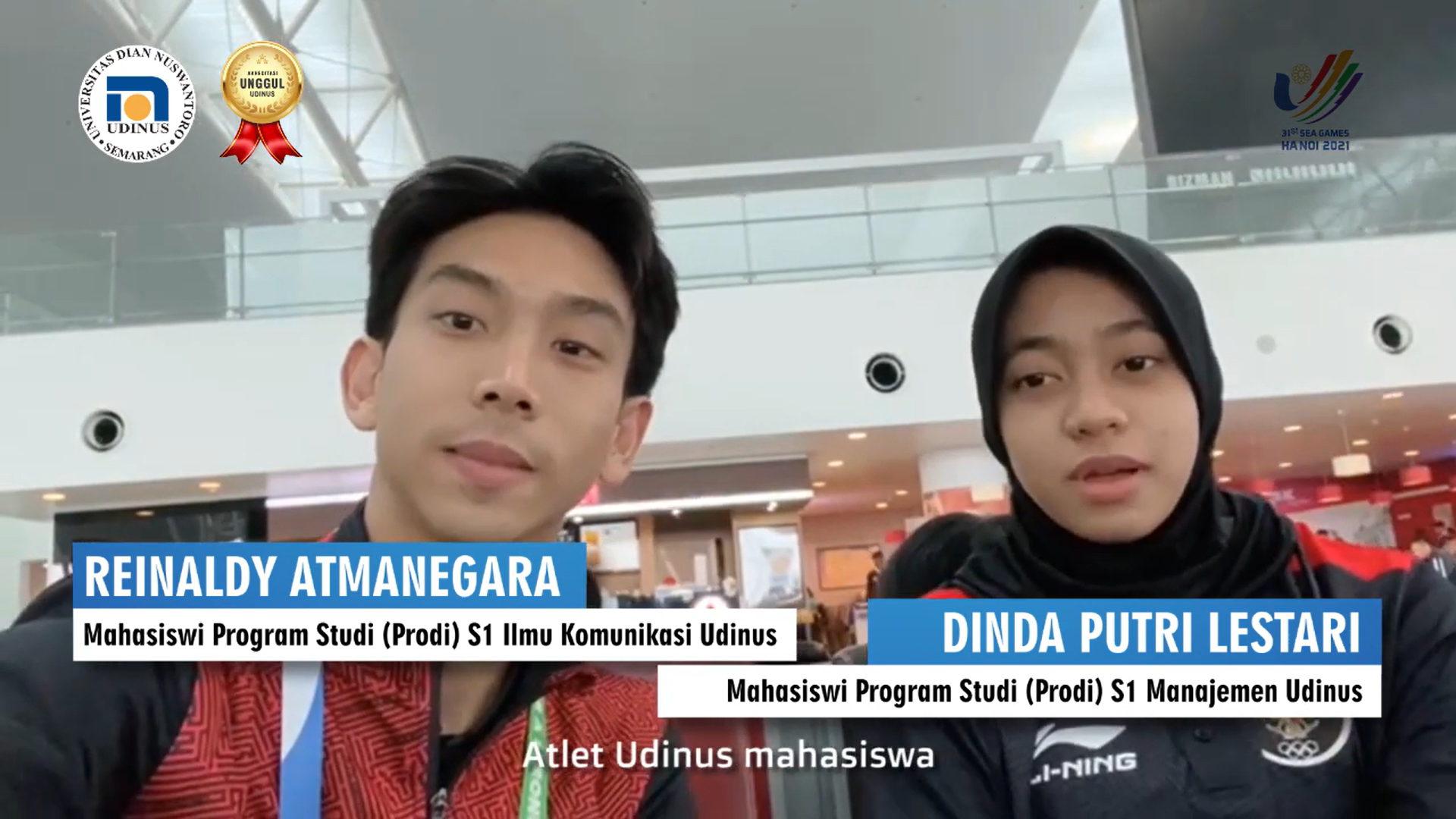 2 Atlet Tekwondo Mahasiswa UDINUS Semarang Raih Medali Perunggu di Ajang 31st SeaGames Vietnam