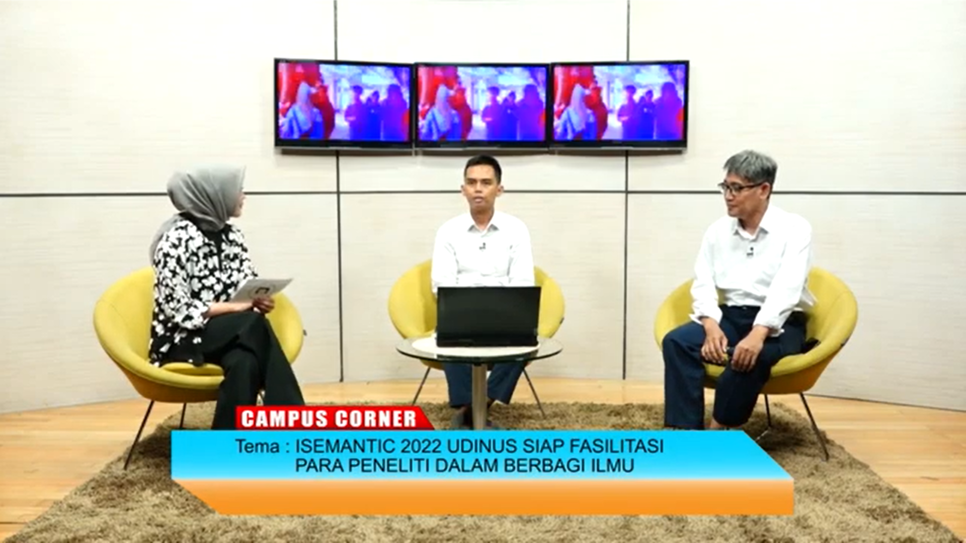 CAMPUS CORNER - ISEMANTIC 2022 UDINUS Siap Fasilitasi Para Peneliti Dalam Berbagai Ilmu - SEG 1