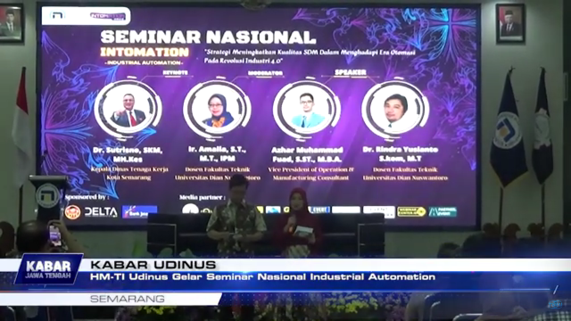 HM-TI Udinus Gelar Seminar Nasional Industrial Automation