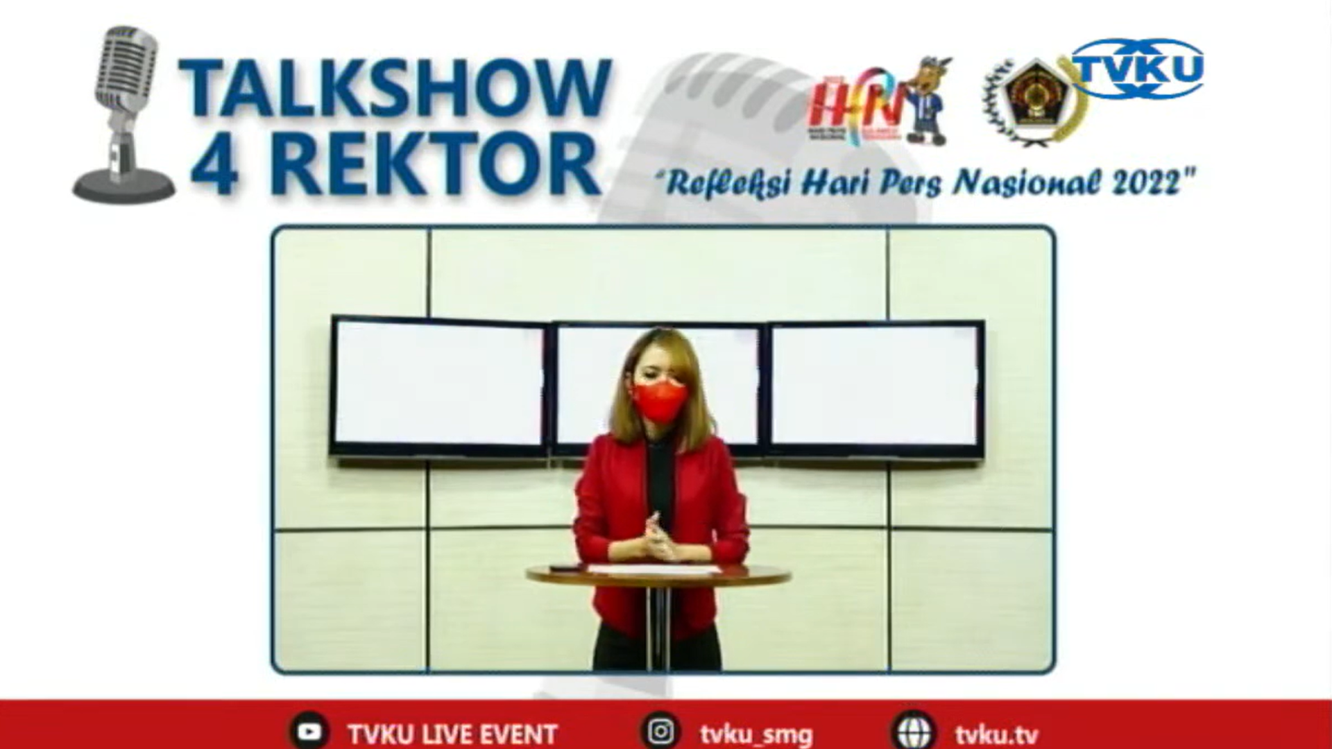 [LIVE] Talkshow 4 Rektor - Refleksi Hari Pers Nasional 2022