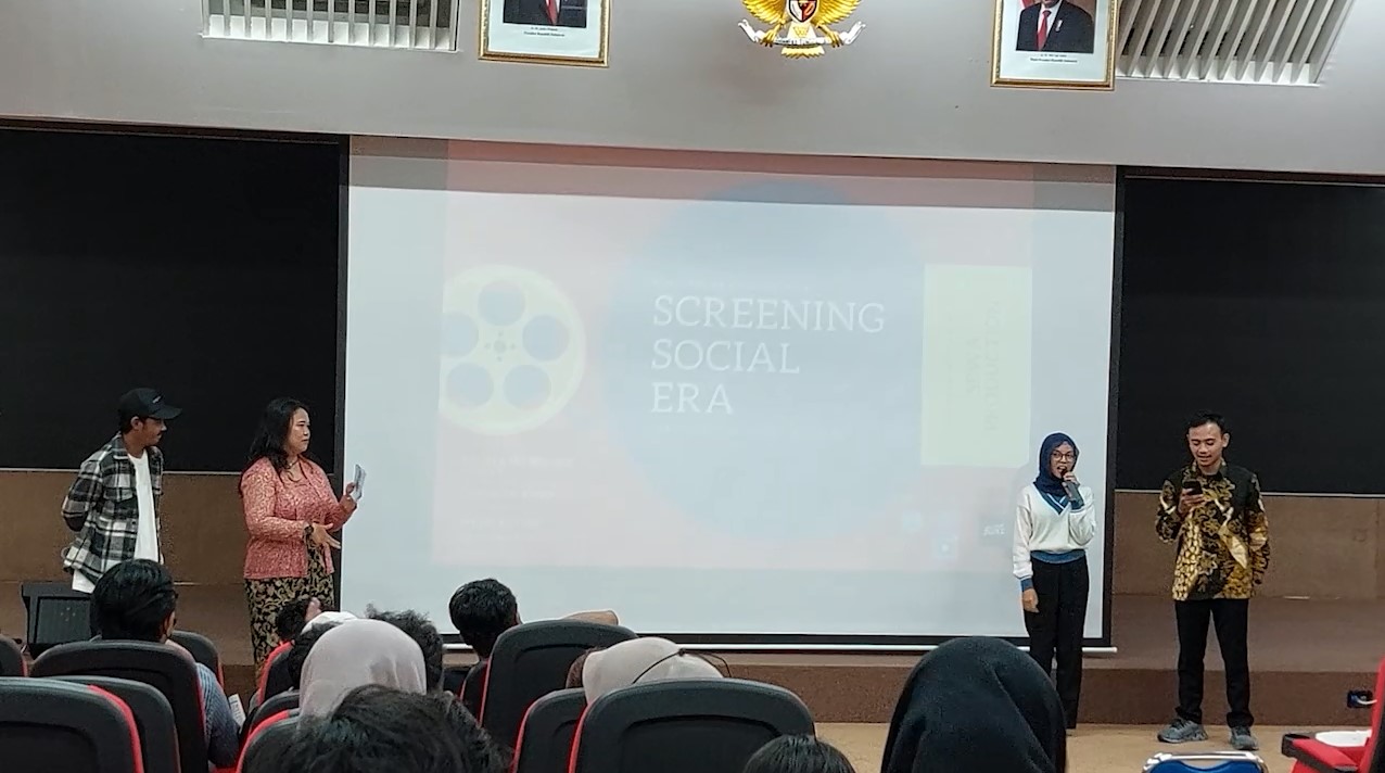 Mahasiswa Ilkom Udinus Gelar Screening Social Era 