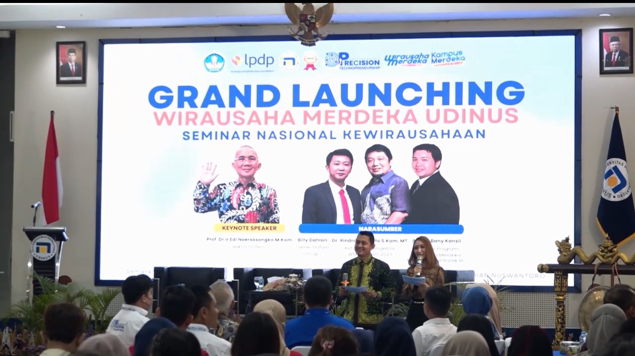 Udinus Launching Wirausaha Merdeka, Kuota 400 Mahasiswa