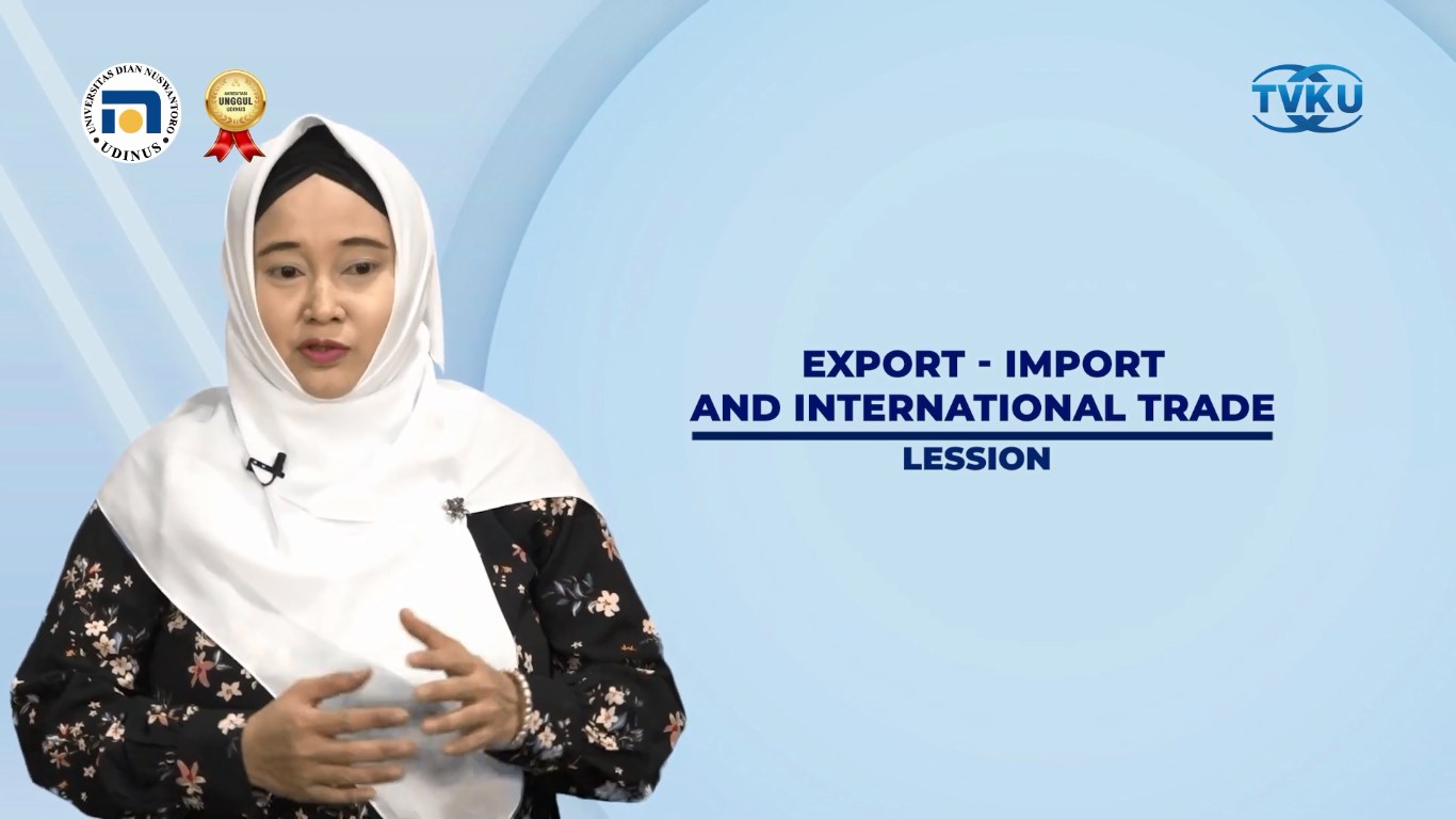 SAPA DOSEN - Export Import and Internal Trade (FEB UDINUS) #1