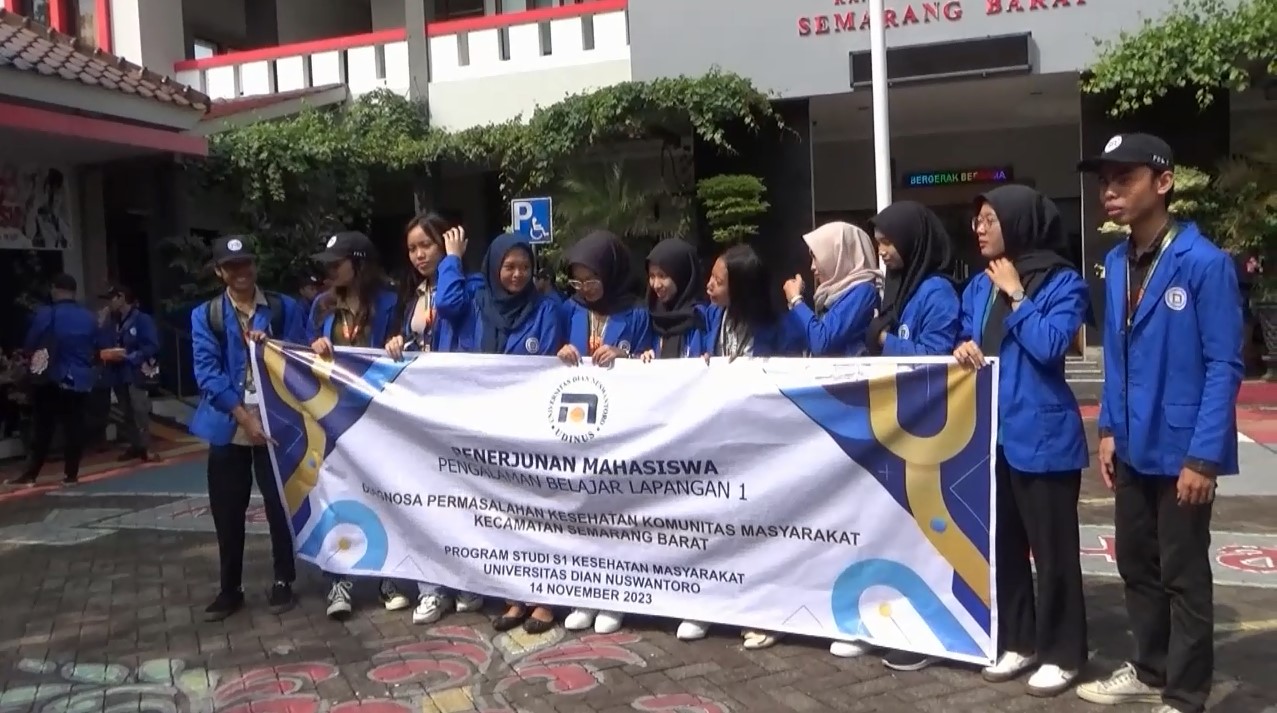 200 Mahasiswa Kesmas Udinus Jalani Pembelajaran Lapangan 