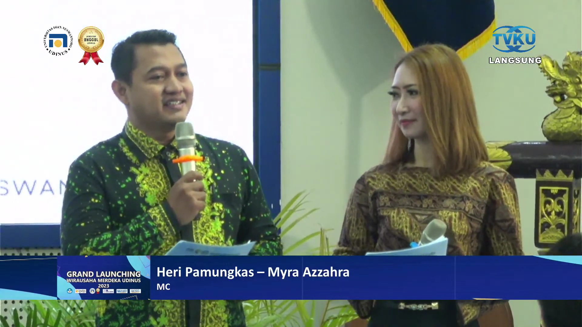 Grand Launching Program Wirausaha Merdeka UDINUS & Seminar Nasional Kewirausahaan