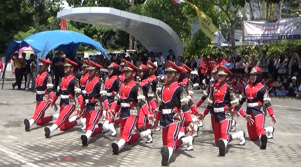 Paskibra Kampus Udinus Gelar Loptasiku Ke-8 (KAI/NAS/30.1)