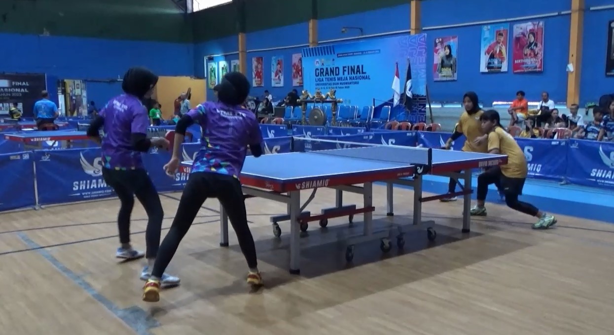  Liga Tenis Meja Nasional Antar Klub Kembali Digelar di GOR Udinus Sport Center 