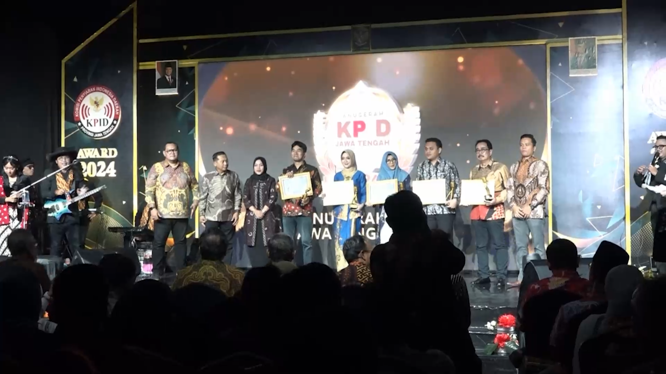 Tvku Borong 3 Piala KPID Jateng Award Tahun 2024