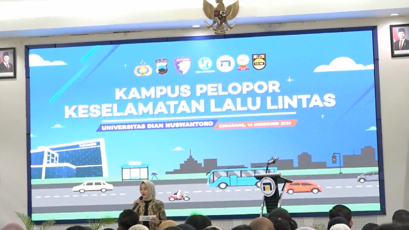 Udinus Kembali Ditunjuk Sebagai Kampus Pelopor Keselamatan Lalu Lintas